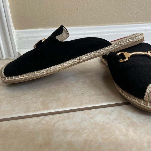 Espadrille mules with snaffle trim size 8 - Picture 2 of 7